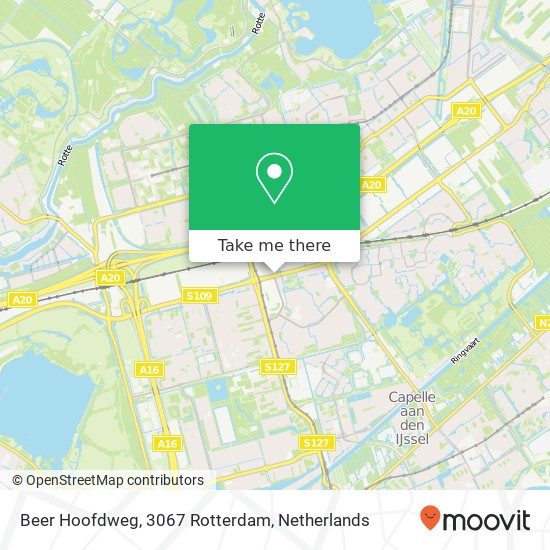 Beer Hoofdweg, 3067 Rotterdam Karte