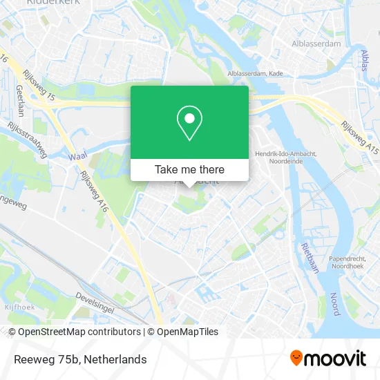Reeweg 75b map