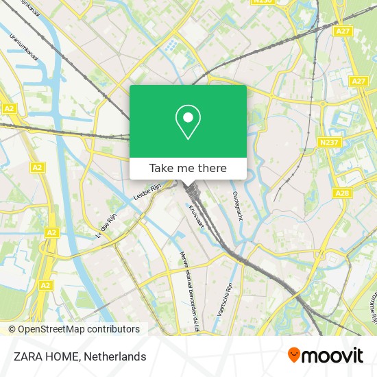 ZARA HOME map