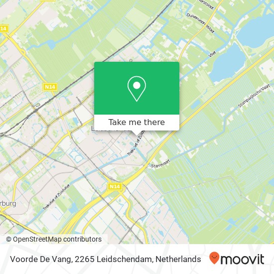 Voorde De Vang, 2265 Leidschendam map