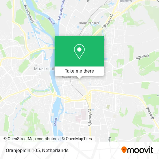 Oranjeplein 105 map