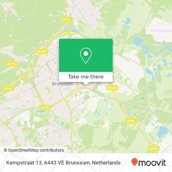 Kempstraat 13, 6443 VE Brunssum Karte