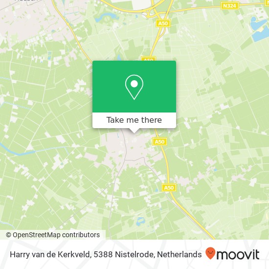 Harry van de Kerkveld, 5388 Nistelrode map