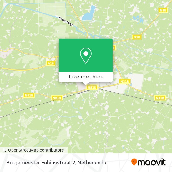 Burgemeester Fabiusstraat 2 map