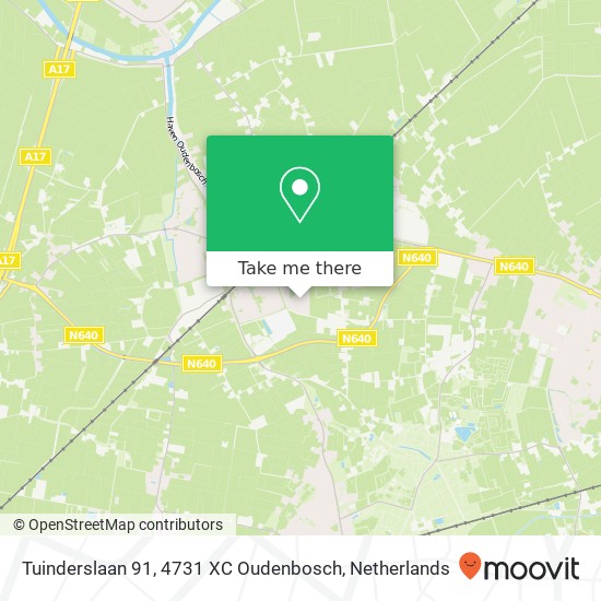 Tuinderslaan 91, 4731 XC Oudenbosch map