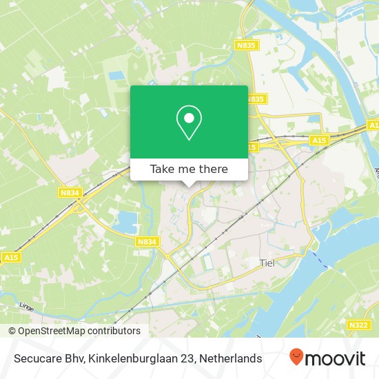 Secucare Bhv, Kinkelenburglaan 23 map