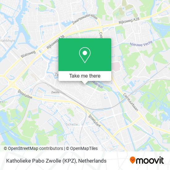Katholieke Pabo Zwolle (KPZ) map