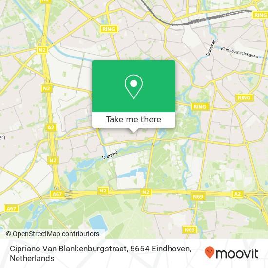 Cipriano Van Blankenburgstraat, 5654 Eindhoven map