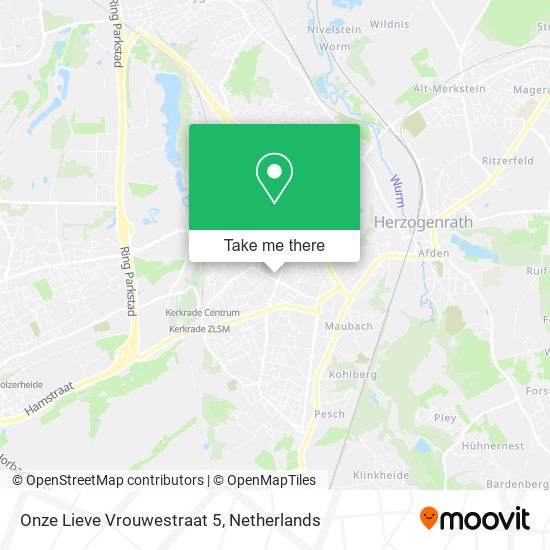 Onze Lieve Vrouwestraat 5 map