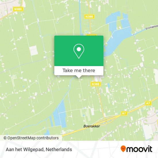 Aan het Wilgepad map