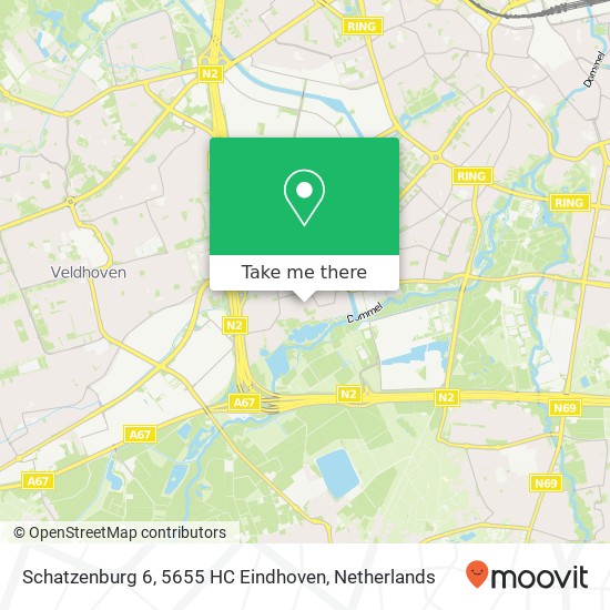 Schatzenburg 6, 5655 HC Eindhoven map