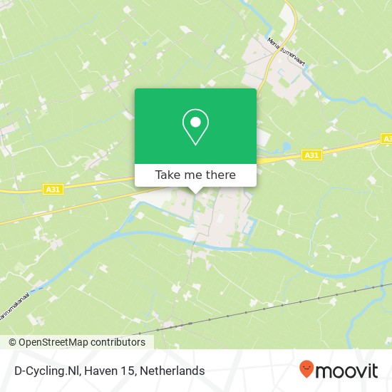 D-Cycling.Nl, Haven 15 map