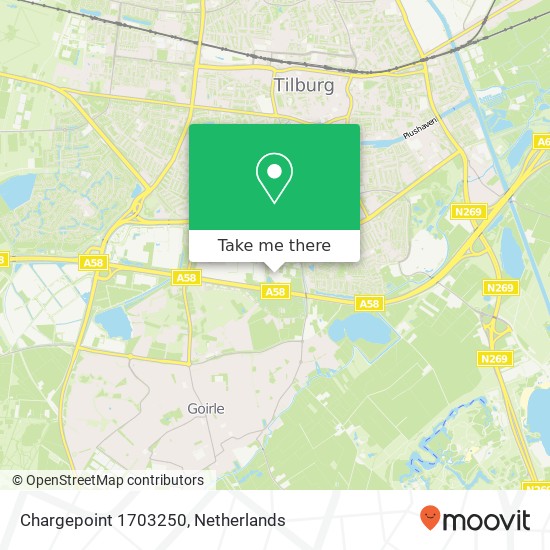 Chargepoint 1703250 map