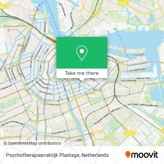 Psychotherapiepraktijk Plantage map