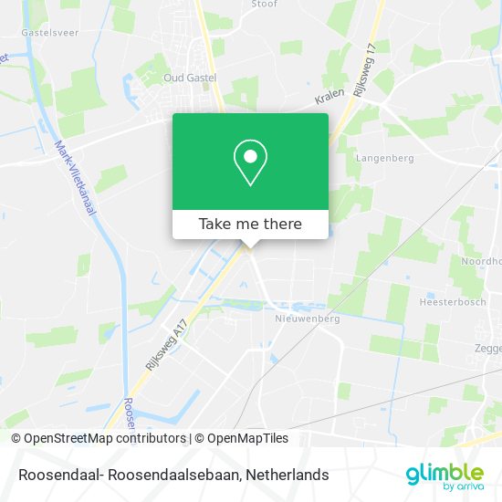 Roosendaal- Roosendaalsebaan map