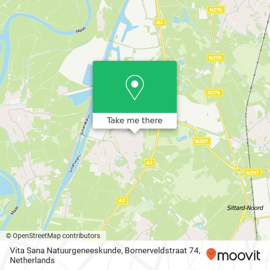 Vita Sana Natuurgeneeskunde, Bornerveldstraat 74 map