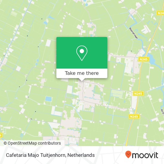 Cafetaria Majo Tuitjenhorn Karte