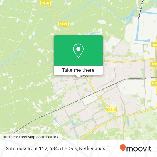 Saturnusstraat 112, 5345 LE Oss Karte