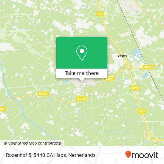 Rozenhof 5, 5443 CA Haps map