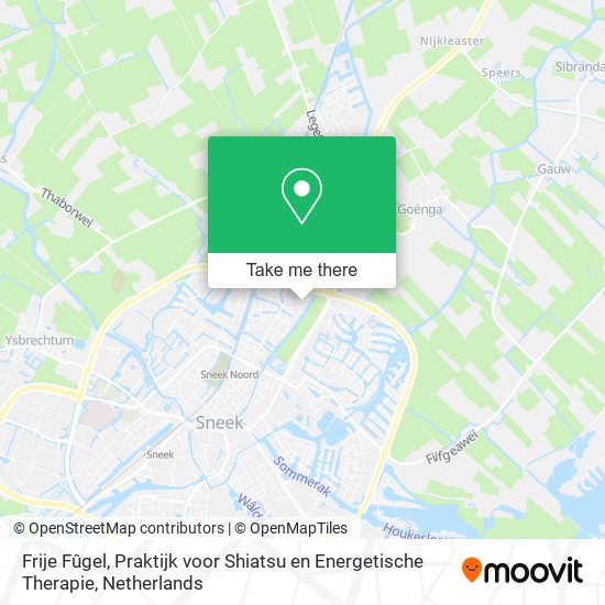 Frije Fûgel, Praktijk voor Shiatsu en Energetische Therapie map