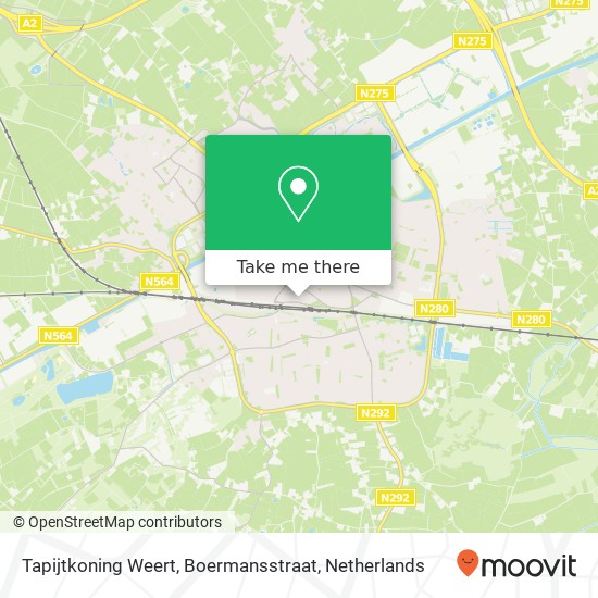 Tapijtkoning Weert, Boermansstraat map