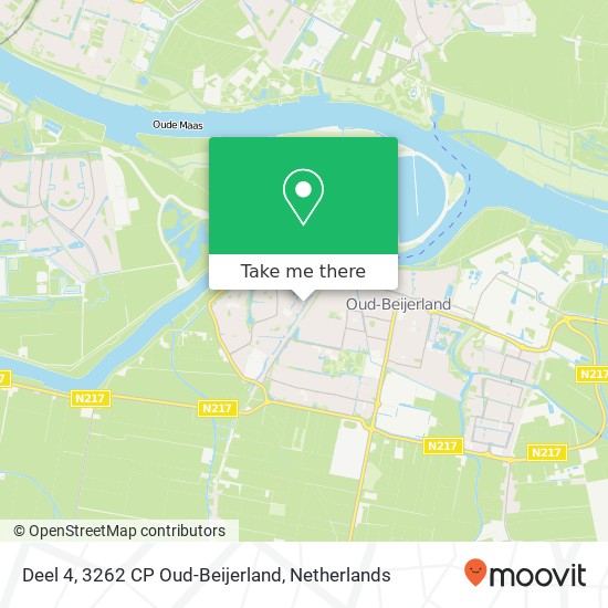 Deel 4, 3262 CP Oud-Beijerland map