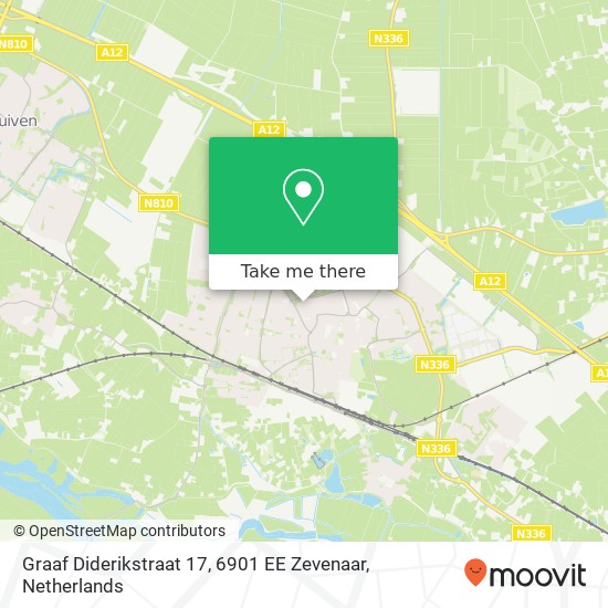 Graaf Diderikstraat 17, 6901 EE Zevenaar map