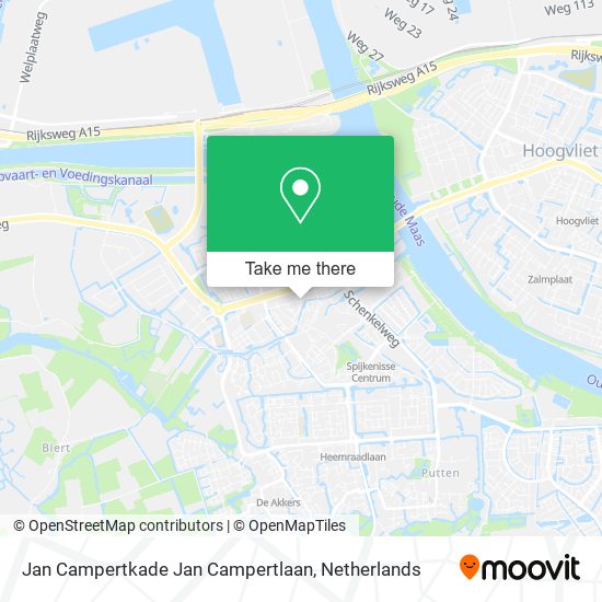 Jan Campertkade Jan Campertlaan map