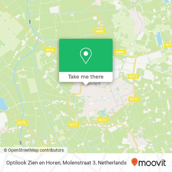 Optilook Zien en Horen, Molenstraat 3 map