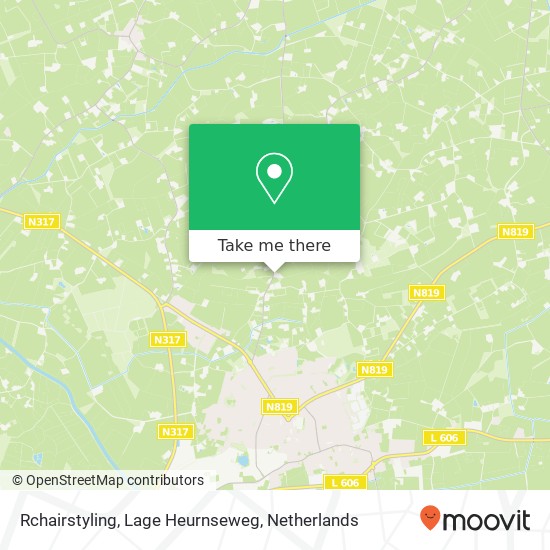 Rchairstyling, Lage Heurnseweg map