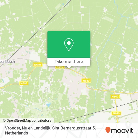 Vroeger, Nu en Landelijk, Sint Bernardusstraat 5 Karte