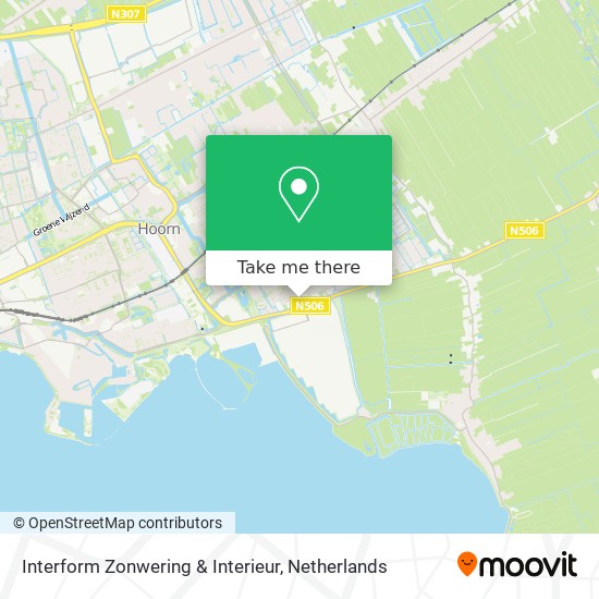 Interform Zonwering & Interieur map