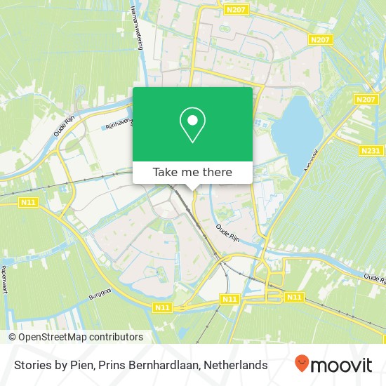 Stories by Pien, Prins Bernhardlaan map