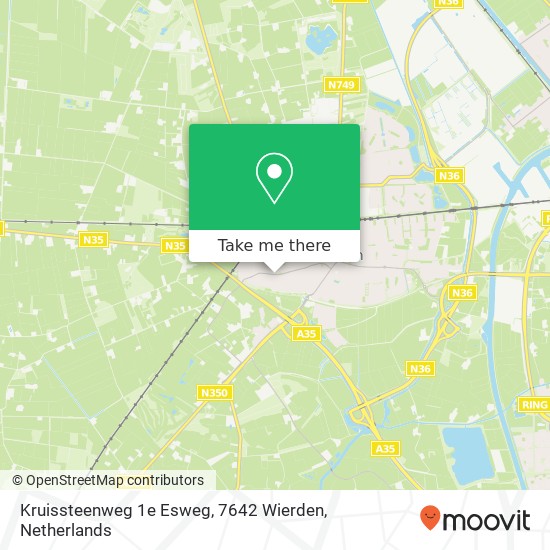 Kruissteenweg 1e Esweg, 7642 Wierden map