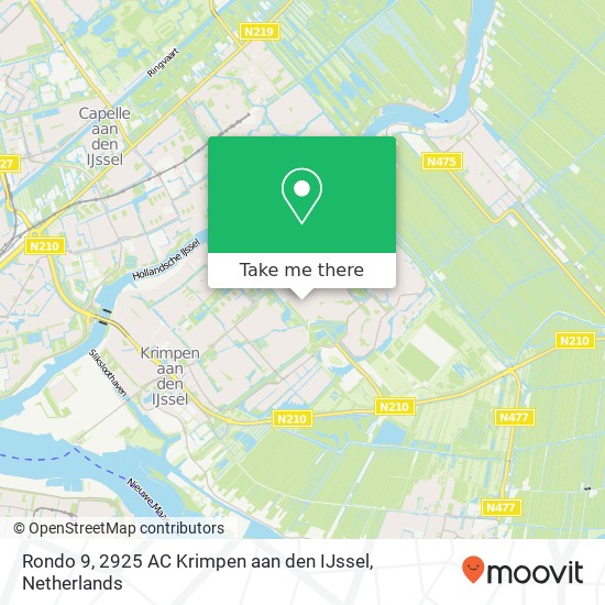 Rondo 9, 2925 AC Krimpen aan den IJssel map