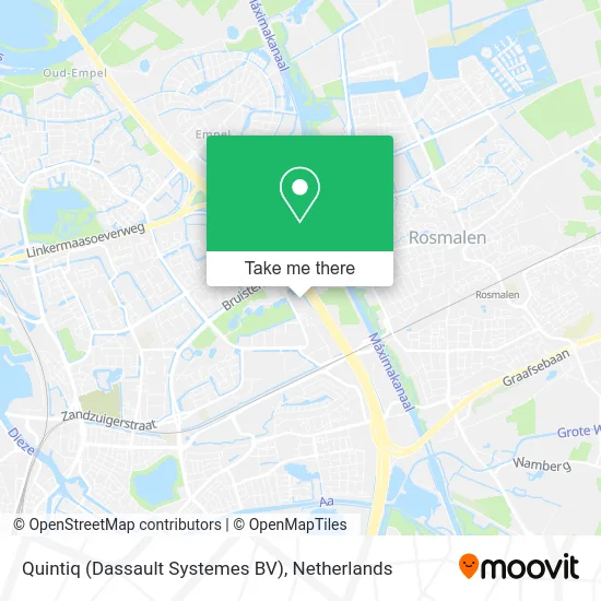 Quintiq (Dassault Systemes BV) map