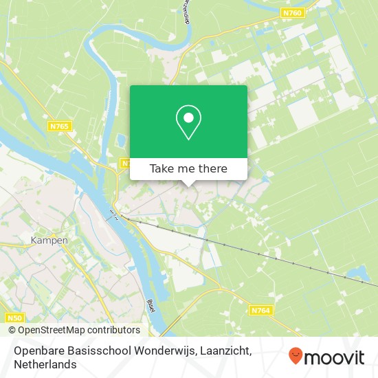 Openbare Basisschool Wonderwijs, Laanzicht map