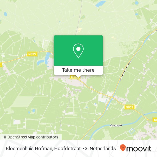 Bloemenhuis Hofman, Hoofdstraat 73 Karte