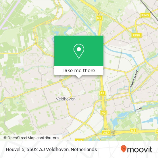 Heuvel 5, 5502 AJ Veldhoven map