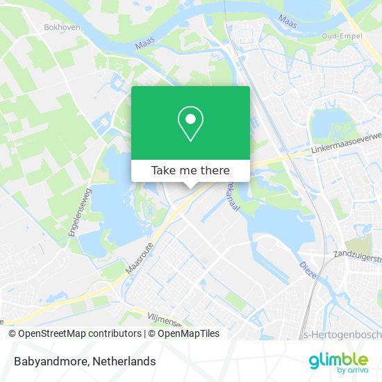 Babyandmore map