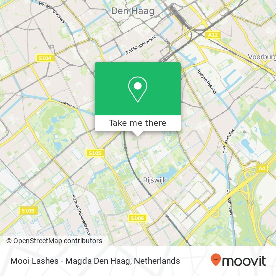 Mooi Lashes - Magda Den Haag map