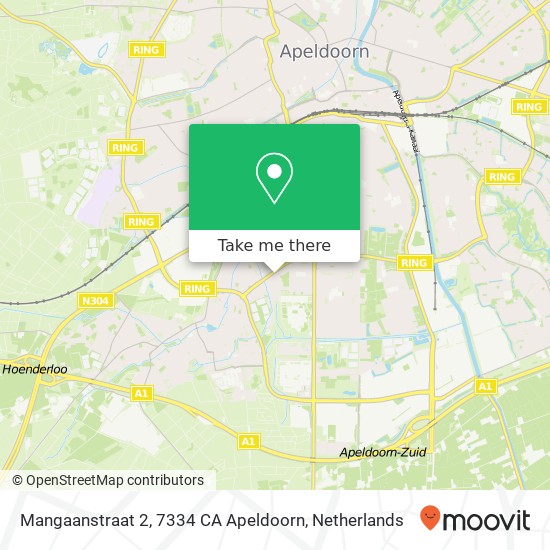 Mangaanstraat 2, 7334 CA Apeldoorn map