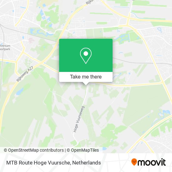 MTB Route Hoge Vuursche map