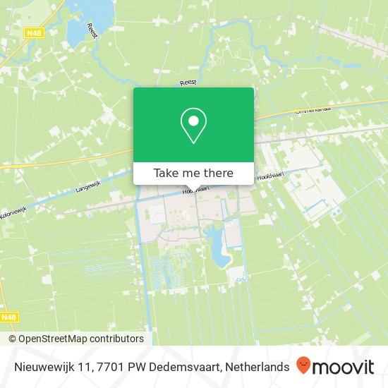 Nieuwewijk 11, 7701 PW Dedemsvaart Karte