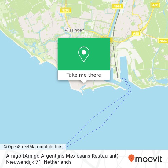 Amigo (Amigo Argentijns Mexicaans Restaurant), Nieuwendijk 71 map