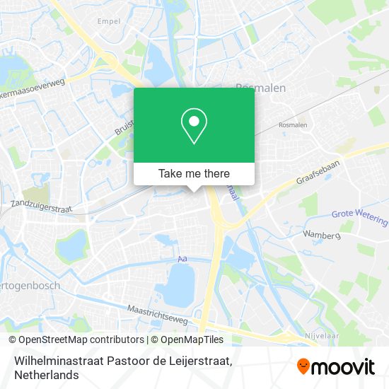 Wilhelminastraat Pastoor de Leijerstraat Karte