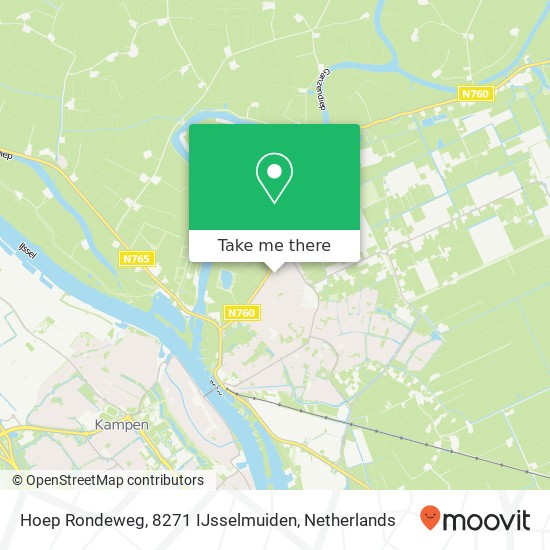 Hoep Rondeweg, 8271 IJsselmuiden map