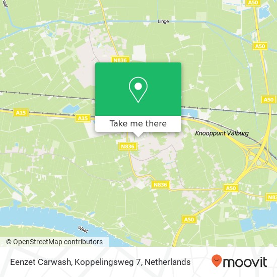 Eenzet Carwash, Koppelingsweg 7 map