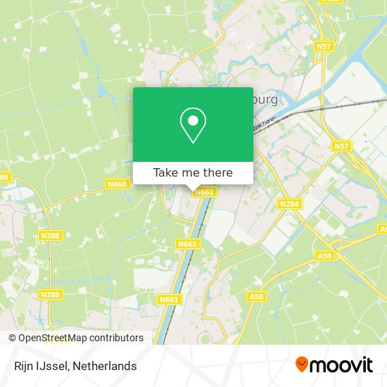 Rijn IJssel Karte