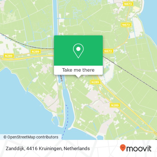 Zanddijk, 4416 Kruiningen Karte